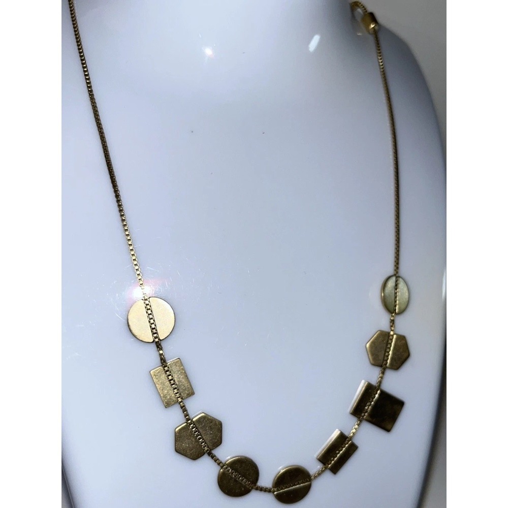 Holding Pattern Necklace 34 Vintage Gold Color On "Pretty Little Liars" - Picture 3 of 6